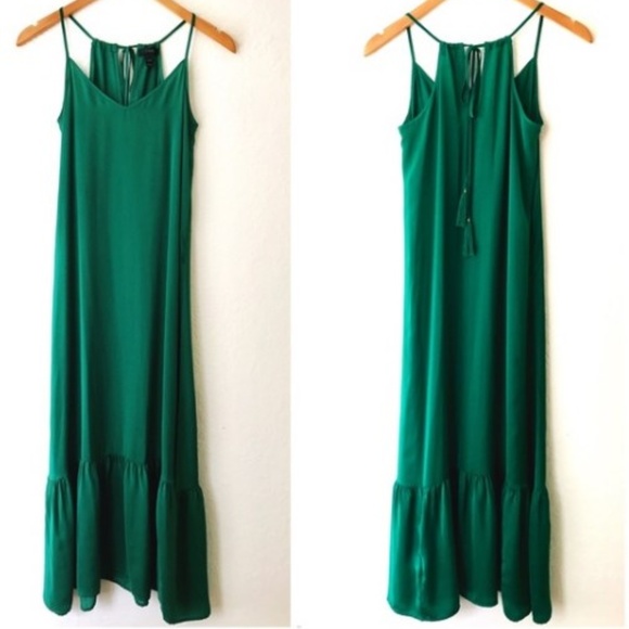 J. Crew Dresses & Skirts - J. Crew Strappy Ruffled Maxi Dress